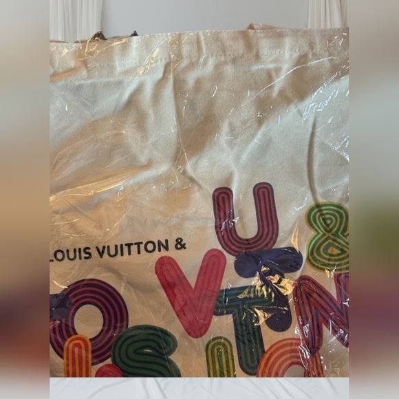 NEW Limited Edition Louis VUITTON Shenzhen Museum Exhibit Canvas Tote Bag - Picture 6 of 7